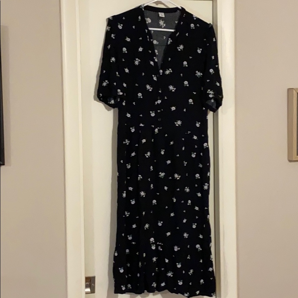 Black Floral Dress